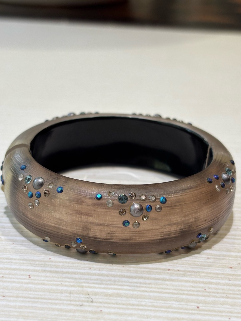 Alexis Bittar Decorated Hinged Bracelet